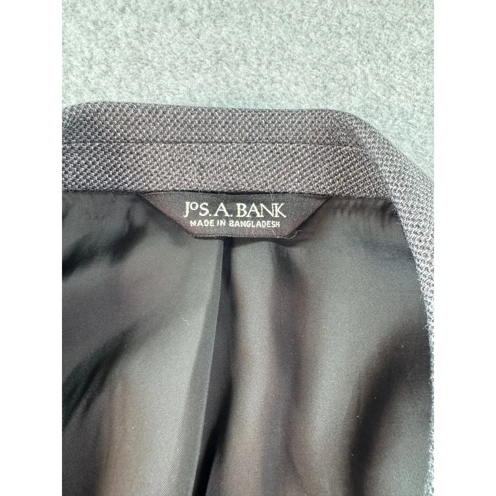 Jos. A. Bank Travelers Collection Grey 100% Wool Blazer Sport Coat 44R 01110
